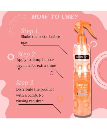 Morfose Leave-in Conditioner with Argan Oil - 400 ml | Best Hydration & Shine for All Hair Types - International Shipping Available - Buy Online on GoSupps.com