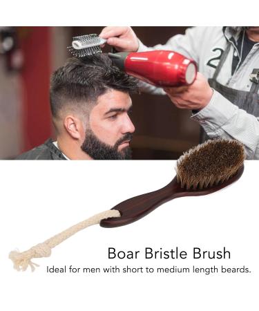 Buy Socobeta Beard Brush - Hard Bristles Wooden Handle Retro Style for Men s Beard Care - Buy Online on GoSupps.com