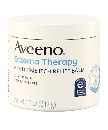 Aveeno Eczema Therapy Itch Relief Balm with Colloidal Oatmeal - Free Moisturizing Skin Protectant Cream  - 11 oz 