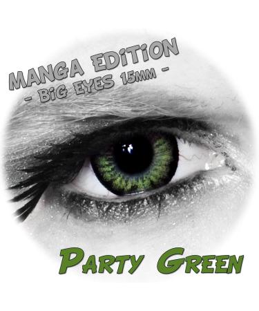 Shop Big Sexy Colored Contact Lenses - Brown - Free Container - Mangalinsen Sweet Honey - With/Without Prescription - 2 Pieces 15mm Diameter - Buy Online on GoSupps.com