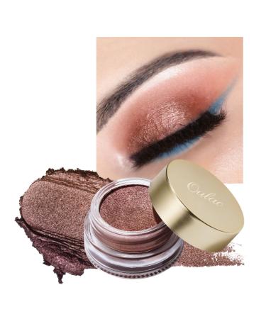 Oulac Brown Cream Eyeshadow  Highly Pigmented Eyeshadow Moisturizing Formula  Glitter Eyeshadow with Creamy Texture  Waterproof  Large Capacity 0.42oz (05) Honey Bunny (05)