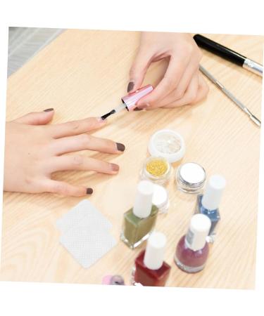 2 Boxes Nail Wipes Gel Nail Polish Travel Wipes Cleaning Wipes Nail Remover Pads Polish Remover Pads for Nail Polish Removal Glue Wipes Lash Extensions Nail Pads White Cotton Healeved 4.80X4.80X0.10CM White - Buy Online on GoSupps.com