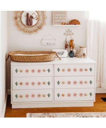 Funlife Daisy and Cactus Wall Decal - Peel and Stick Kids Wall Art for Nursery and Bedroom - Buy Online on GoSupps.com