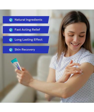 Tinea Versicolor Treatment Cream | Extra Strength Antifungal & Anti-Itch for Ringworm Athlete's Foot & Jock Itch | Natural Formula - Buy Online on GoSupps.com