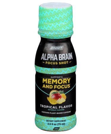 ONNIT LABS Alpha Brain Tropical Shot SGL 2.5 FZ