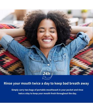 MySmile Water Flosser Mouthwash Travel Size Concentrated Mouth Wash for Adults 15x Concentrated Equals 200 FL oz Alcohol Free for Bad Breath Fresh Mint (30 Uses 0.06 fl oz) - Buy Online on GoSupps.com