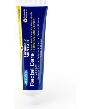 Pharmacist Formulated Rectal Care Cream for Hemorrhoids - Fast Pain Relief - Buy Online on GoSupps.com