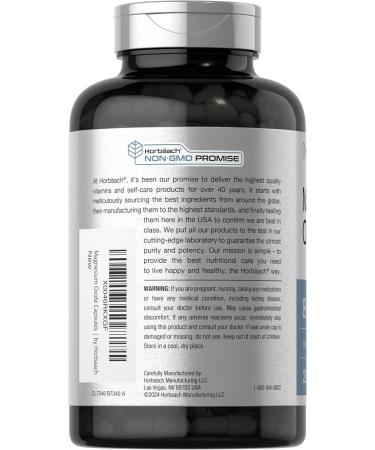 Horb ach Magnesium Oxide 865 mg | 200 Capsules | Non-GMO and Gluten Free Supplement 200 Count (Pack of 1) - Buy Online on GoSupps.com