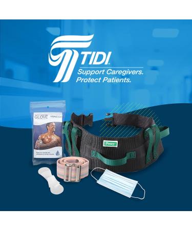 TIDI Posey Premium EZ Clean Gait Belt 60 Inch Black - Home Care (6546) | Qty. 1 - Buy Online on GoSupps.com