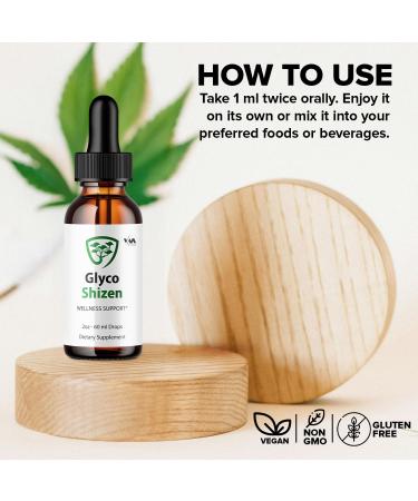 (3 Pack) Glyco Shizen Drops Healthy Vitamin Support Supplement - Advanced Formula GlycoShizen 24 Hour Liquid Energy and Extra Strength Reviews 3 Month Supply - Buy Online on GoSupps.com