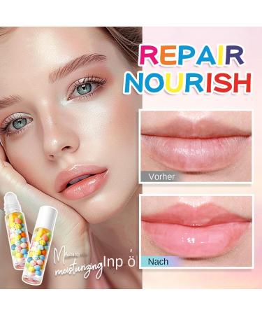  Generisch Moisturizing lip cream - Roll-on lip oil - Long-lasting natural lip oil for lip repair - For dry chapped and cracked lips - 5 ml - Buy Online on GoSupps.com