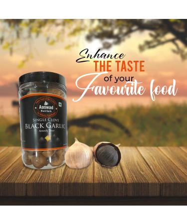 Premium Single Clove Black Garlic 425g / 15oz | Unpeeled Whole Bulbs by Aaswad Impex - Buy Online on GoSupps.com