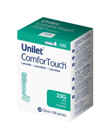 UNILET ComforTouch (23G) Thin Lancets 100ct 23g 100 Count