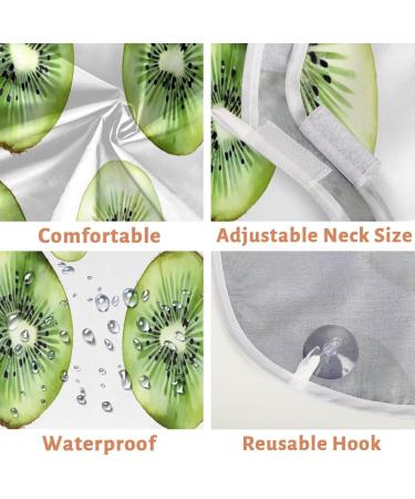 Green Kiwi Beard Bib Apron - Best Beard Hair Catcher for Men | Perfect Gift for Father's Day Anniversaries & Christmas | Includes 2 Suction Cups - Buy Online on GoSupps.com