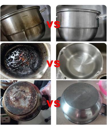 Magic Gel Cleaner For Pots And Pans Pot Cleaner For Bottom Of Pans Stainless Steel Cookware Cleaner Stainless Steel Pot Cleaner Stainless Steel Cleaner (5pcs) - Buy Online on GoSupps.com