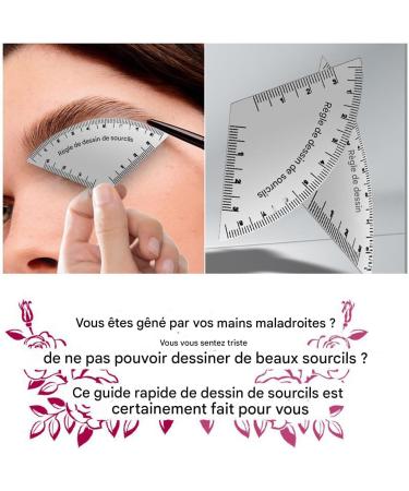 R gle de Sourcils | Correcteur de Forme de Sourcils Multifonction D butantes Maquillage Quotidien Salon Domicile - Buy Online on GoSupps.com
