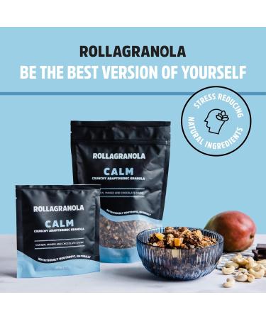 Rollagranola - Complete Vegan Hazelnut Butter & Cranberry Granola 10 x 40g Serving Gluten Free & Suitable for a Vegan Diet Crunchy Adaptogenic Granola Nutritiously Nootropic Naturally - Buy Online on GoSupps.com