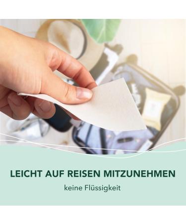 Cosmeau Cherry Blossom Detergent Leaves - Sustainable Plastic-Free (60 Washes) | Ideal for White Color & Black Clothes - 30 Leaves Travel-Friendly - Buy Online on GoSupps.com