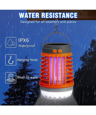 Mozz Guard 2024: Waterproof Mosquito Zapper Lamp - 3-in-1 Portable Outdoor Mosquito Repellent for Home Garden Camping & Picnics - Buy Online on GoSupps.com