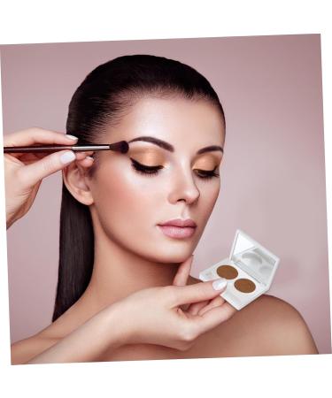 TOVINANNA 8pcs Eye Shadow Box Eyeshadow Pans 2 Grids Eye Shadow Eye Shadow Case Empty Eyeshadow Plastic White - Buy Online on GoSupps.com