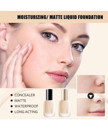 Uodo Liquid Foundation Uodo Moisturizing Light Foundation Uodo Liquid Foundation Vodo Foundation Long Lasting Oil Control Matte Foundation (Natural) - Buy Online on GoSupps.com