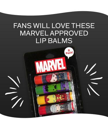 Buy Taste Beauty Marvel Comic Book 8pc Lip Balm Set - Fun & Hydrating | Shop Internationally - Buy Online on GoSupps.com
