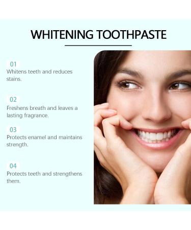 Cleaning Toothpaste - Brightens Tooth Color Long-Lasting Oral Freshness Easy to Use Twice Daily (Morning & Night)(4pcs) - Buy Online on GoSupps.com