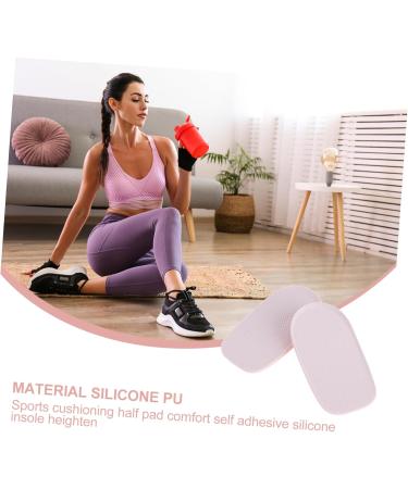 FOMIYES Heightening Insoles - Orthopedic Shoe Cushions for Men | Invisible Height Increase | 3 Pairs Pink PU Inserts - Buy Online on GoSupps.com