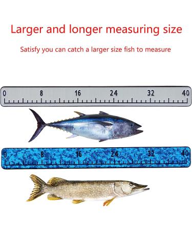 Hzkaicun 40 Fish Ruler Sticker with Adhesive Backing - Light Gray Foam Measuring Board for Fish Boat, Cooler, Kayak, Yacht - Boat Accessories - Buy Online on GoSupps.com