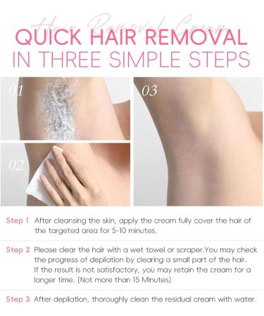 Depilatory Cream 60g Armpit Hair Remover With Scraper Smooth Skin For Legs Arms Men Bikini & Intimate Zone Women Armpits - Buy Online on GoSupps.com