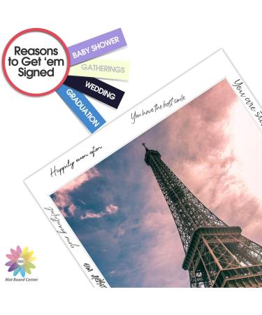 Mat Board Center 18x24 White Photo Picture Mats (10 Pack) - Acid Free, 4-ply Thickness, White Core - Ideal for Pictures and Photos Framing 16x20 - Buy Online on GoSupps.com