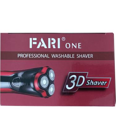 FARI Rotary Electric Shaver Wet & Dry Rechargeable USB Charging Electric Shaving Razor for Men Black - Buy Online on GoSupps.com