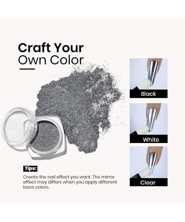 Beetles Chrome Nail Powder - Mirror Effect Glitter for Salon Manicures 0.04oz/1g - Buy Online on GoSupps.com