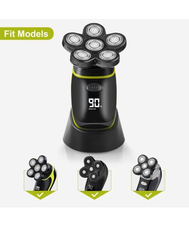 Telfun Anti-Slip Water-Resistant Charging Dock for Head Shaver - USB Powered Stand & Charging Cable for Bald Men | Best eCommerce Shipping Internationally - Buy Online on GoSupps.com