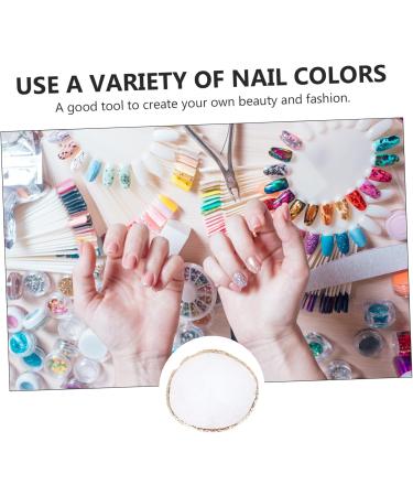 Didiseaon Palette de M lange pour Ongles Blanc avec Bord Dor Plateau de Peinture Nail Art pour Salon et Usage Professionnel Outil Pratique pour Cr ation de Couleurs Uniques - Buy Online on GoSupps.com