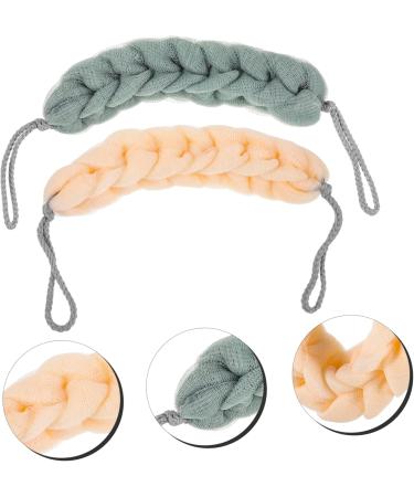 NOLITOY 2pcs Portable Bath Balls - Exfoliating Shower Loofah & Body Scrubber - Comfortable Cleaning Sponges for Adults - Buy Online on GoSupps.com