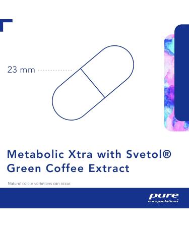 Pure Encapsulations Metabolic Xtra - Green Coffee Extract with Resveratrol & Chromium - 90 Capsules - Buy Online on GoSupps.com