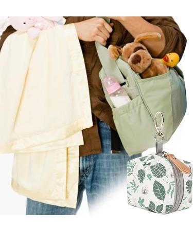 Nupaque Baby Pacifier Box | Pacifier Holder Bag with Clip | For 2 Pacifiers | Ideal for Diaper Bag Pram & Outdoor Trips | Green - Buy Online on GoSupps.com