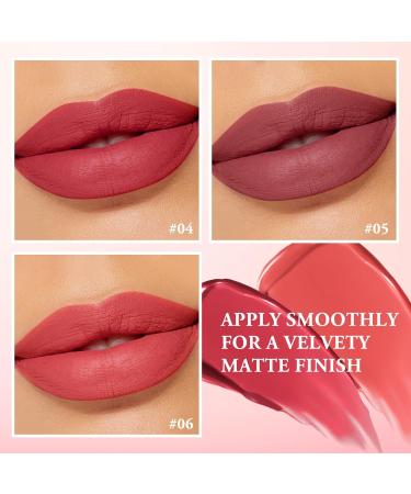 Buy 3PCS Matte Liquid Lipstick Set - Waterproof Long Lasting Mini Lip Gloss Kit for Women - Cream Capsule Lipstick B# 0.35oz - Buy Online on GoSupps.com