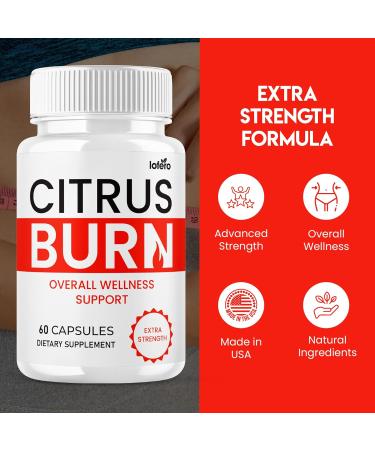 (3 Pack) Citrus Burn Capsules CitrusBurn Supplement Advanced Loss Support Formula Pills Premium All-Natural Daily Vitamin Maximum Energy Healthy Digestion Overall Health Wellness Reviews (180 ct) - Buy Online on GoSupps.com
