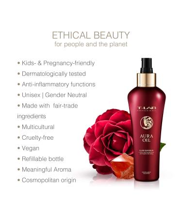 Buy T-LAB PROFESSIONAL Aura Oil Elixir Superior Nourishment for Silky Manageable Shiny Hair | 5.07 Fl Oz International Shipping Available - Buy Online on GoSupps.com