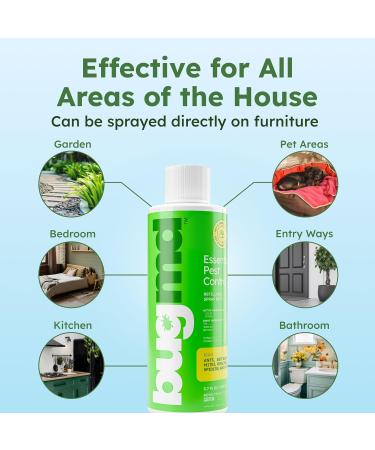 Pest Control Essential Oil Concentrate 3.7 oz - Plant-Based BugMD Spray for Bugs, Spiders, Fleas, Ticks, Roaches - Indoor Ant & Flea Killer - Bed Bug Spray 3.7oz - Buy Online on GoSupps.com