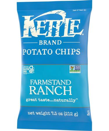Kettle Brand Croustilles de pommes de terre Farmstand Ranch 212 6 g - Buy Online on GoSupps.com