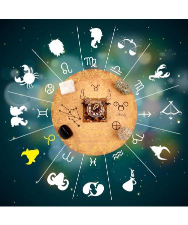 Vuuuuv Horoscope Orgon Pyramid & Bull Medicinal Crystal Gift Set Zodiac Stones for Healing & Spiritual Growth - Buy Online on GoSupps.com
