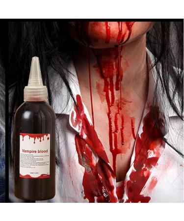  Rakiuty Fake Blood Halloween Halloween Fake Blood 60ml Realistic Fake Blood Washable For Halloween Carnival Pranks Theme Party Special Effects - Buy Online on GoSupps.com