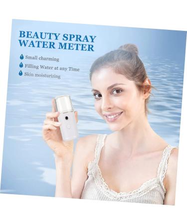 WOONEKY 1pc Mini Face Spray Device Portable Facial Mister Handheld Steamer Portable Face Steamer White - Buy Online on GoSupps.com