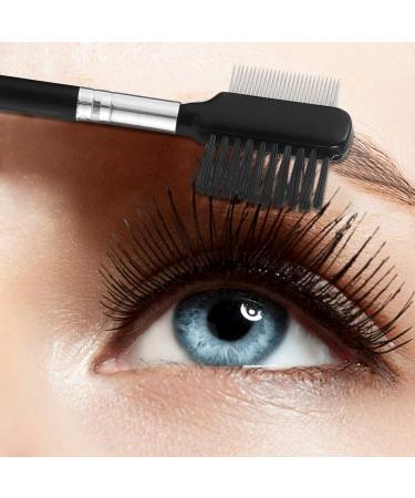 Lurrose 3Pcs Eyebrow Brush Set - Dual Eyelash Comb & Eye Shadow Brush for Perfect Brows & Lashes - International Shipping Available - Buy Online on GoSupps.com