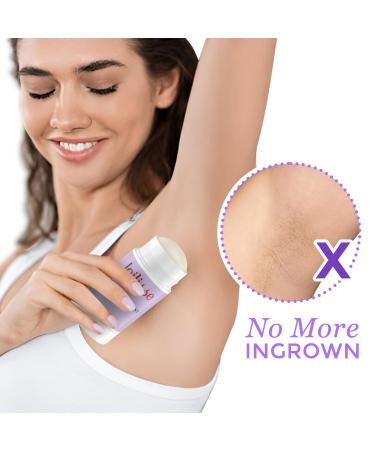 Natural Aluminum-Free Ingrown Deodorant for Women - Cocoa Scented Sensitive Skin Protection Against Bumps & Discoloration - 2.6 Fl oz - Buy Online on GoSupps.com