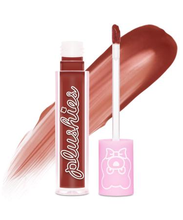 Lime Crime Plushies Soft Matte Lipstick Cola (Sheer Earthy Brown) - Blackberry Candy Scent - Plush Long Lasting & High Comfort for All-Day Wear - Talc-Free & Paraben-Free