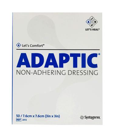 Adaptic Non-Adherent Dressing 3" x 3" (Box of 50)